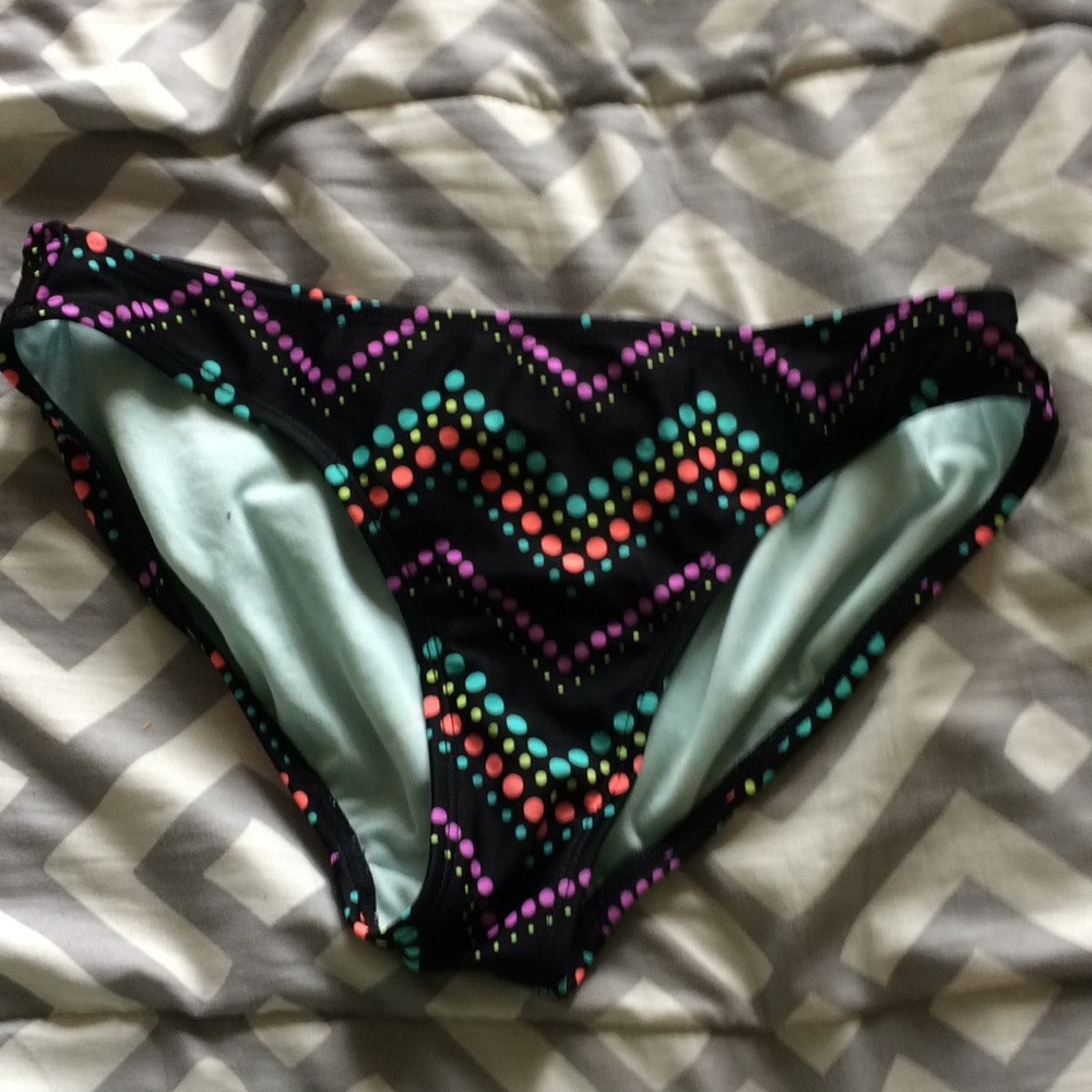 Colorful bikini bottoms!